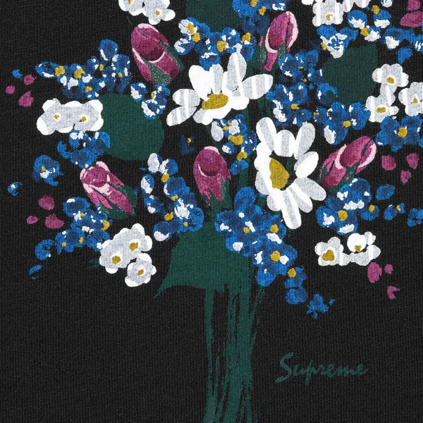 Supreme Bouquet S/S Top - Black (front)