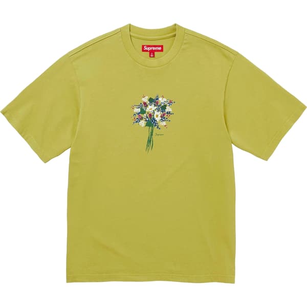 Supreme Bouquet S/S Top - Lime (front)