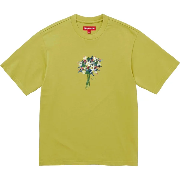 Supreme Bouquet S/S Top - Lime (front)