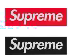 Supreme Box Logo Car Emblem