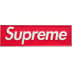 Supreme Box Logo Car Emblem - Red (front)