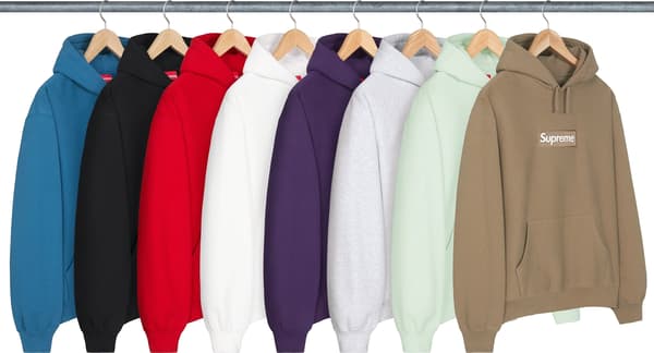 Supreme Box Logo Hooded Sweatshirt - Product Image
