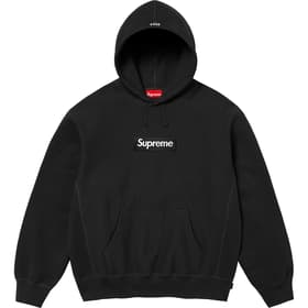 Supreme Box Logo Hooded Sweatshirt Black