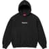 Supreme Box Logo Hooded Sweatshirt - Black (front)