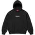 Supreme Box Logo Hooded Sweatshirt - Black (front)