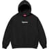 Supreme Box Logo Hooded Sweatshirt - Black (front)
