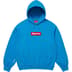 Supreme Box Logo Hooded Sweatshirt - Cyan (front)