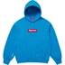 Supreme Box Logo Hooded Sweatshirt - Cyan (front)
