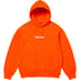 Supreme Box Logo Hooded Sweatshirt - Dark Orange (front)