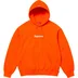 Supreme Box Logo Hooded Sweatshirt - Dark Orange (front)