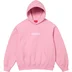 Supreme Box Logo Hooded Sweatshirt - Dusty Pink (front)