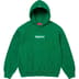 Supreme Box Logo Hooded Sweatshirt - Green (front)