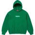 Supreme Box Logo Hooded Sweatshirt - Green (front)