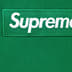 Supreme Box Logo Hooded Sweatshirt - Green (front)