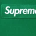 Supreme Box Logo Hooded Sweatshirt - Green (front)