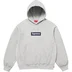 Supreme Box Logo Hooded Sweatshirt - Heather Grey (front)