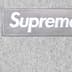 Supreme Box Logo Hooded Sweatshirt - Heather Grey (front)