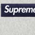 Supreme Box Logo Hooded Sweatshirt - Heather Grey (front)