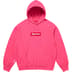 Supreme Box Logo Hooded Sweatshirt - Magenta (front)