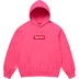 Supreme Box Logo Hooded Sweatshirt - Magenta (front)