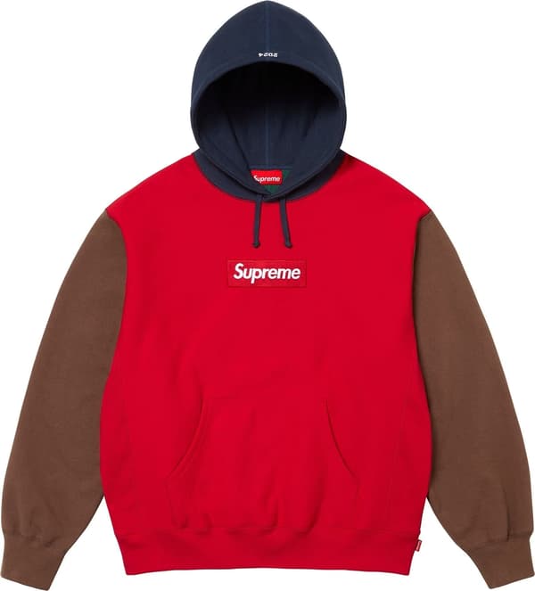Supreme Box Logo Hooded Sweatshirt - Multicolor (front)