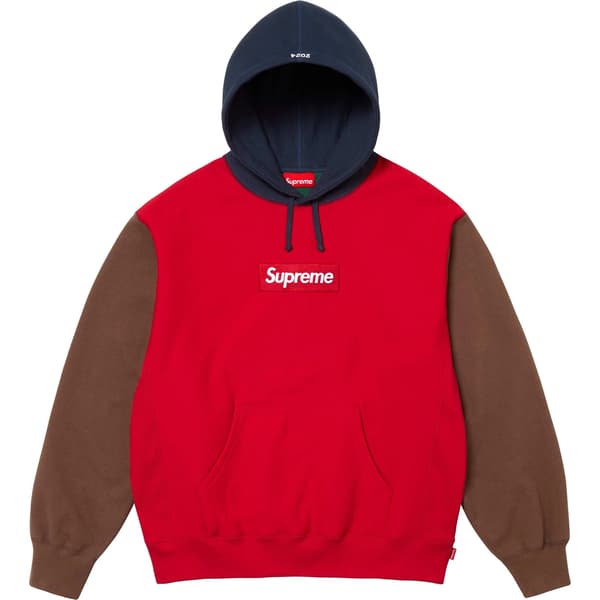Supreme Box Logo Hooded Sweatshirt - Multicolor (front)