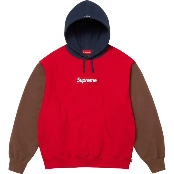 Supreme Box Logo Hooded Sweatshirt - Multicolor (front)