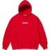 Supreme Box Logo Hooded Sweatshirt - Red (front)