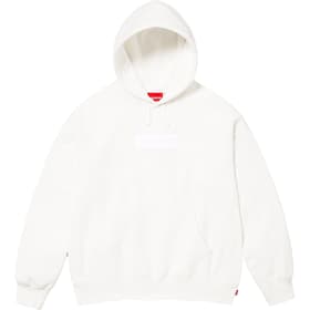 Supreme Box Logo Hooded Sweatshirt White