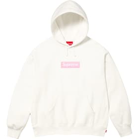 Supreme Box Logo Hooded Sweatshirt White