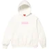 Supreme Box Logo Hooded Sweatshirt - White (front)