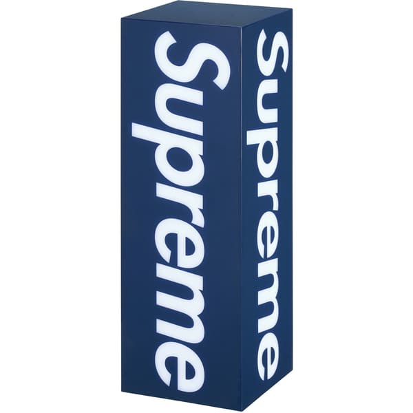 Supreme Box Logo Lamp - Blue (front)