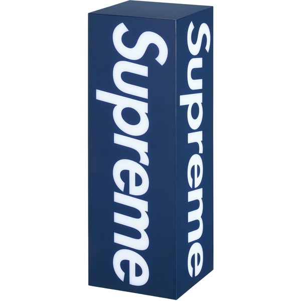 Supreme Box Logo Lamp - Blue (front)