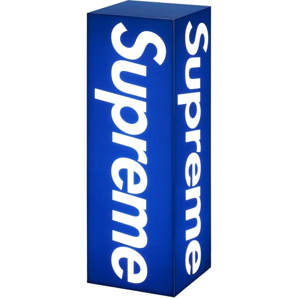 Supreme Box Logo Lamp - Blue (front)