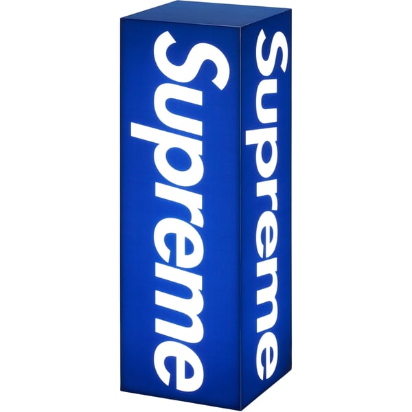Supreme Box Logo Lamp - Blue (front)
