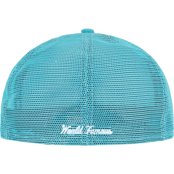 Supreme Box Logo Mesh Back New Era - Blue (front)