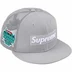 Supreme Box Logo Mesh Back New Era - Grey (front)