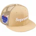 Supreme Box Logo Mesh Back New Era - Light Gold (front)