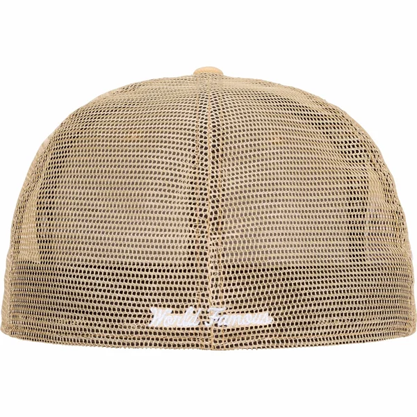 Supreme Box Logo Mesh Back New Era - Light Gold (front)