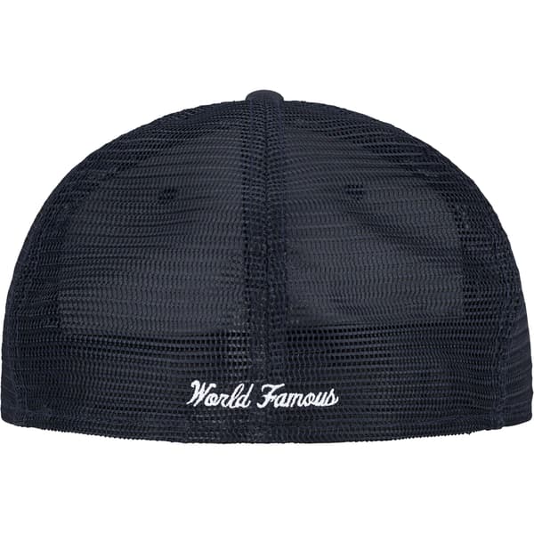 Supreme Box Logo Mesh Back New Era - Navy (front)