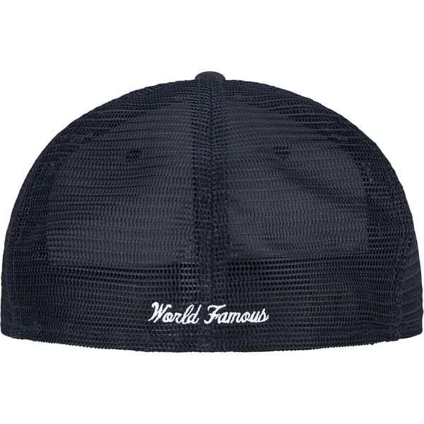 Supreme Box Logo Mesh Back New Era - Navy (front)