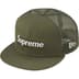 Supreme Box Logo Mesh Back New Era - Olive (front)