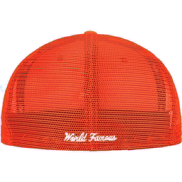 Supreme Box Logo Mesh Back New Era - Orange (front)