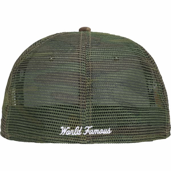 Supreme Box Logo Mesh Back New Era - Woodland Camo (front)