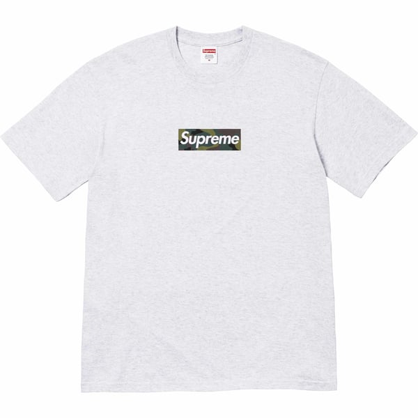 Supreme Box Logo Tee - Ash Grey (front)