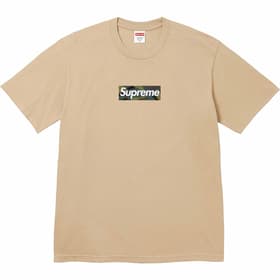 Supreme Box Logo Tee Khaki