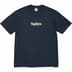 Supreme Box Logo Tee - Navy (front)
