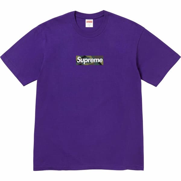 Supreme Box Logo Tee - Purple (front)