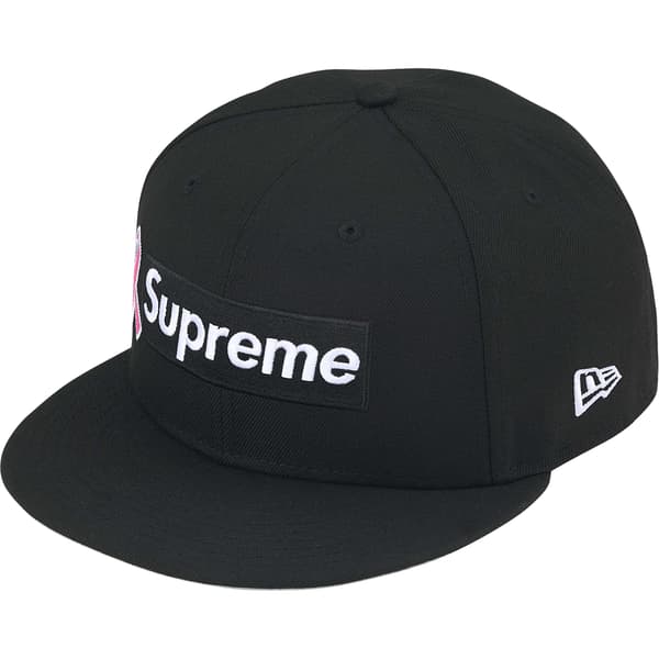Supreme Breast Cancer Awareness Box Logo New Era - Black (front)