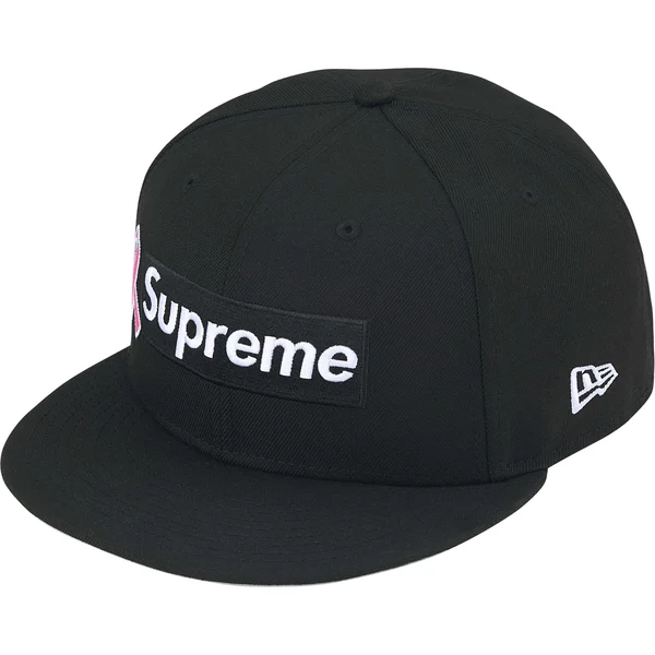 Supreme Breast Cancer Awareness Box Logo New Era - Black (front)